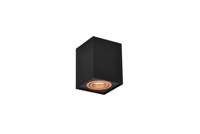 Trio PlafondlampBiscuit vierkant zwart - 613000180