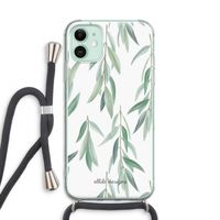 Branch up your life: iPhone 11 Transparant Hoesje met koord Branch up your life: iPhone 11 Transparant Hoesje met koord