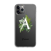Green Brush: iPhone 11 Pro Max Transparant Hoesje