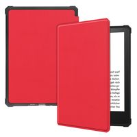 Lunso - sleepcover hoes - Kindle Paperwhite 2021 (6.8 inch) - Rood
