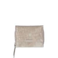 LouLou Essentiels Vintage Croco Silver Wallet Small Taupe - thumbnail