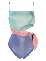 ZIMMERMANN maillot de bain Clover à effet métallisé - Vert