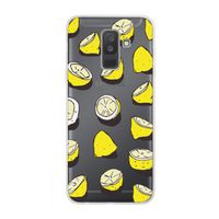 When Life Gives You Lemons...: Samsung Galaxy A6 Plus (2018) Transparant Hoesje