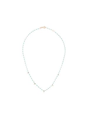 Gigi Clozeau collier à détails de perles et diamants - Or