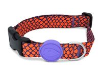 Morso Halsband hond gerecycled urban lizard rood - thumbnail