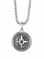 David Yurman pendentif Maritime Compass en argent sterling pavé de diamants (26,8 mm)