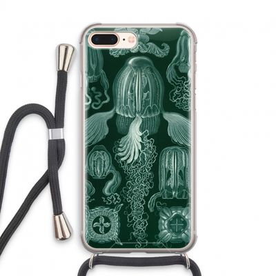 Haeckel Cubomedusae: iPhone 7 PLUS Transparant Hoesje met koord