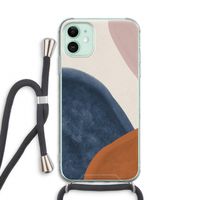 Geo #1: iPhone 11 Transparant Hoesje met koord