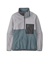 Patagonia Microdini 1/2 Zip P/O Fleece Heren Nouveau Green w/Salt Grey S