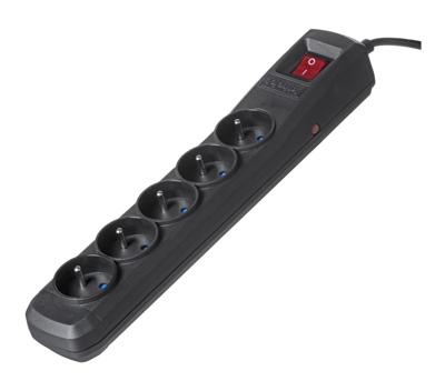 Activejet ACP-5GN 5M CZ power uitbreiding 5 AC-uitgang(en) Binnen Zwart