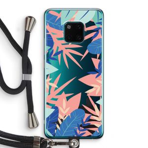 Tropisch: Huawei Mate 20 Pro Transparant Hoesje met koord
