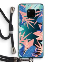 Tropisch: Huawei Mate 20 Pro Transparant Hoesje met koord