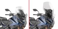 GIVI Windscherm, moto en scooter, D1214ST Verhoogd transparant