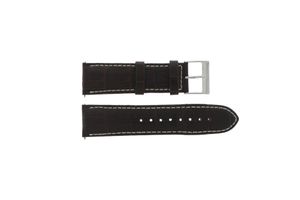 Guess horlogeband W95046G1 Leder Bruin 24mm
