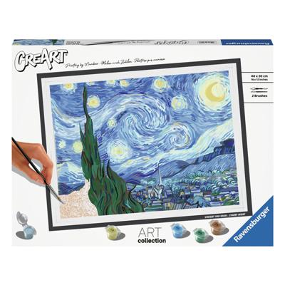 Ravensburger Creart schilderen op nummer - the starry night van gogh
