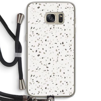 Terrazzo N°14: Samsung Galaxy S7 Transparant Hoesje met koord