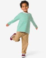 HEMA Kinder T-shirt Strepen Groen (groen)