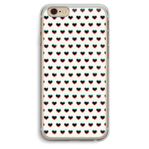 Hartjes: iPhone 6 Plus / 6S Plus Transparant Hoesje