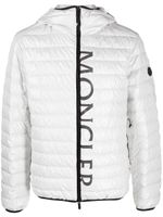 Moncler doudoune à logo imprimé - Gris - thumbnail