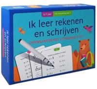 Oefenkaarten met uitwisbare stift - Ik leer rekenen en schrijven (Paperback)