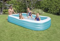 Intex Opblaasbaar zwembad Family Pool blauw - thumbnail