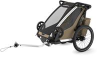 THULE fiets-kinderkar "chariot cross 2 single" bicycle trailer chariot cross 2 faded kha