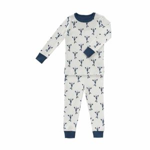 Fresk 2-delige pyjama lobster indigo blue Maat