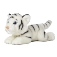 Pluche dieren knuffels witte tijger van 28 cm - thumbnail