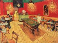 Kunstdruk Vincent Van Gogh - Caffe di notte 80x60cm