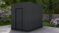 Poolhouse Trendy 204x304 cm - exterieur zwart gecoat- Plat dak- - Van Kooten Poolhouse Trendy 204x304 cm - exterieur zwart gecoat- Plat dak- - Van Kooten
