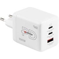 Skross Power Charger Combo+ 100W EU USB-oplader 100 W 2x USB-C, 1x USB-A USB PD Wit Binnen USB Power Delivery (USB-PD), GaN