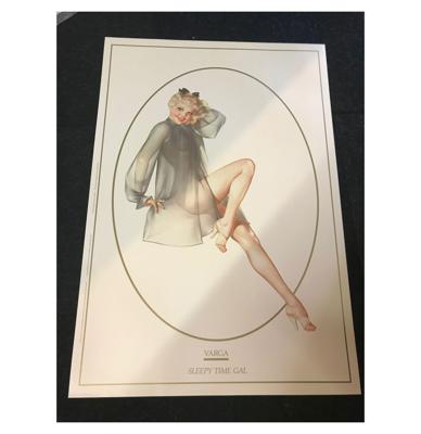 Varga Sleepy Time Gal Poster - 1986