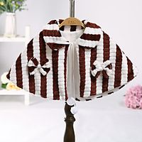 Kinderen Weinig Voor meisjes Jurk Gestreept Feest Verjaardag Strik blauw Paars Blozend Roze Asymmetrisch Prinses leuke Style Jurken Kinderdag Winter Slank 2-6 jaar Lightinthebox - thumbnail