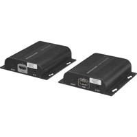 Monacor INS-100Z LAN (10/100 MBit/s), HDMI Extender (verlenging) via netwerkkabel RJ45 100 m