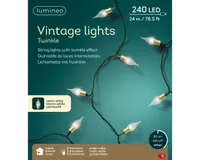 Lumineo Led vintage lights 2390cm groen/warm wit - thumbnail
