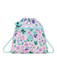 Kipling Supertaboo large drawstring bag-aqua blossom