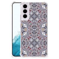 Samsung Galaxy S22 Anti-Shock Hoesje Flower Tiles
