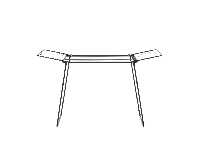 Brabantia hangon droogrek 18 meter Matt Black