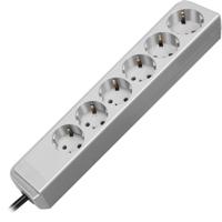Brennenstuhl eco-line stekkerdoos 6x stekkerdoos (wit, 1159420015, voor 6 stekkers)