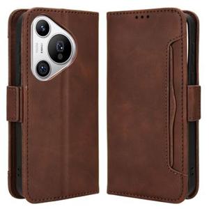 Huawei Pura 70 Cardholder Series Portemonnee Hoesje - Bruin