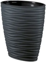 Vita bloempot Sahara Dunes elipse 60 antraciet