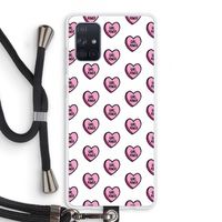 GIRL POWER: Samsung Galaxy A71 Transparant Hoesje met koord