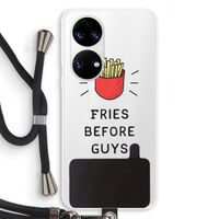 Fries before guys: Huawei P50 Transparant Hoesje met koord