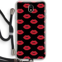 Lips: Samsung Galaxy J7 (2017) Transparant Hoesje met koord