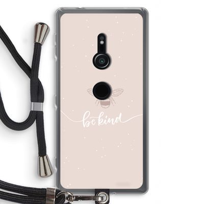 Be(e) kind: Sony Xperia XZ2 Transparant Hoesje met koord
