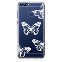 White butterfly: Huawei P Smart (2018) Transparant Hoesje