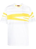 Missoni t-shirt en coton à imprimé graphique - Jaune