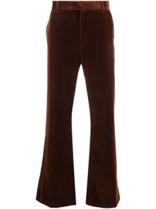 Palm Angels pantalon de costume en velours - Marron