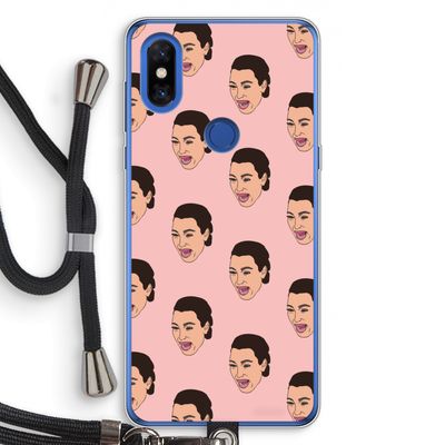 Ugly Cry Call: Xiaomi Mi Mix 3 Transparant Hoesje met koord
