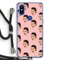 Ugly Cry Call: Xiaomi Mi Mix 3 Transparant Hoesje met koord Ugly Cry Call: Xiaomi Mi Mix 3 Transparant Hoesje met koord